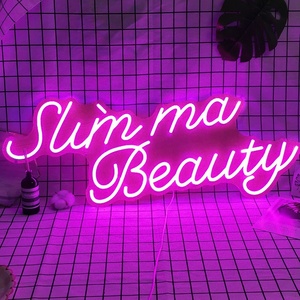 Luckyysign-<span class=keywords><strong>ampoule</strong></span> Led avec Logo, rétroéclairage, pour magasin de barbier, salles de bains, éclairage clignotant, <span class=keywords><strong>ampoule</strong></span> avec lettres, néon en acrylique - Product Image 5