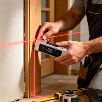Niveau laser et inclinomètre 0.2 °   Inclinomètre numérique de précision avec adsorption magnétique, fonction de référence, pour la construction et le travail du bois