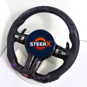 Volante de Fibra de Carbono Forjado para <span class=keywords><strong>BMW</strong></span> F10 F11 F15 F18 F20 F23 F25 F30 F32 F35 F40 F80 E84 E87 E90 E92 E93, Accesorios para Automóviles - Product Image 2