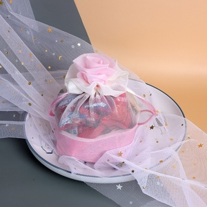 Party Wedding Organza Candy Bags Flower Wedding Favor Gift Bags Flowers Packaging Wrapping <strong>Present</strong> Bags - Product Image 1