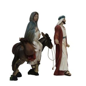 Figurines de la Sainte Famille en fuite, 15,6 cm, figurine et jouet de Noël (9006935239515) - Product Image 2