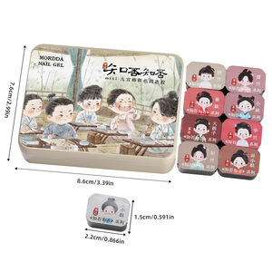 <span class=keywords><strong>MORDA</strong></span> 2025 la nuova serie alla moda di fama Internet delicato colore nudo lunga durata UV Nail Art nove Grid Gel solido 9 colori - Product Image 5