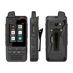 UNIWA-Walkie Talkie de mano con NFC SOS, radio inalámbrica POC PTT, teléfono móvil inteligente, WiFi, portátil, 4G, resistente al agua, IP68, F60