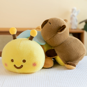 En gros, <span class=keywords><strong>Peluche</strong></span> Capybara inversée, douce, petite, style dessin animé, créative, cadeau Kawaii - Product Image 2