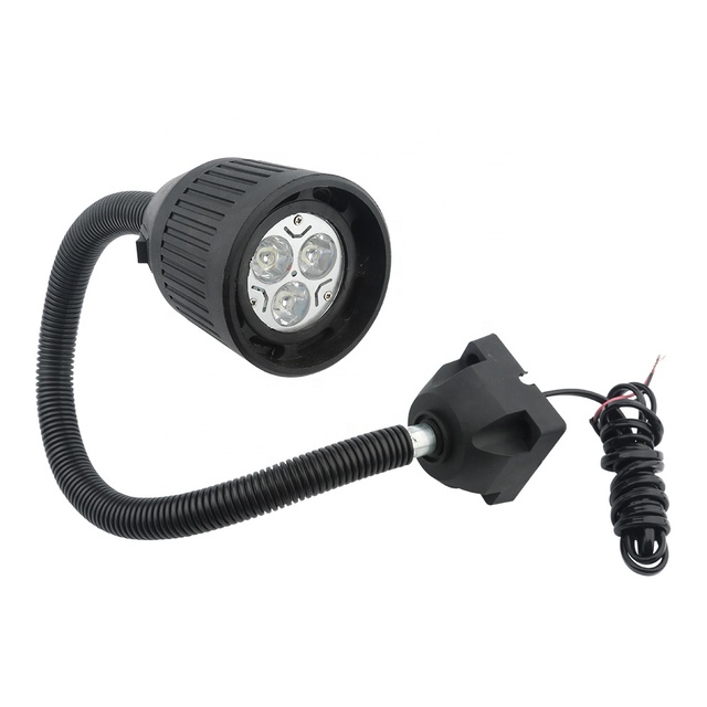 Led Flexible Gooseneck Work Industrial Cnc Lathe Machine Table Lamp Tool 220v DC24V Long Hose Cob Milling Punch Grinder Light