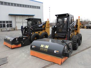 Máy quét đường có chổi và thùng chứa, phụ kiện gắn trên máy xúc lật bánh lốp nhỏ gọn - Product Image 6