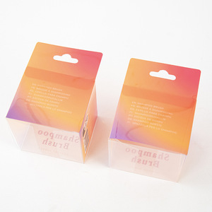 Tùy chỉnh rõ ràng PVC/Pet hộp nhựa cho thủ <span class=keywords><strong>c</strong></span>ông vật liệu tái chế Hook-Attached cho đồ dùng <span class=keywords><strong>c</strong></span>á nhân bàn chải màu-in bao bì - Product Image 4