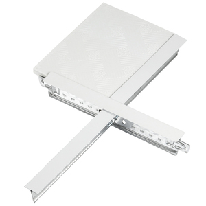 Plaque de plâtre stratifiée imperméable en PVC blanc et coloré 2x2 pour faux <span class=keywords><strong>plafond</strong></span> en gypse pour décoration intérieure - Product Image 3