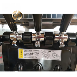 Máquina de helados Industrial Eléctrica de pie de 16 ~ 25L/H, máquina de helados suaves congelados de tres cabezales para Bar, té, cafetería - Product Image 6
