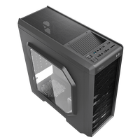 Boîtier PC de jeu ATX économique GAMEMAX, tour d'ordinateur de bureau, NAS, armoire CPU, station de travail, accessoires et pièces pour PC