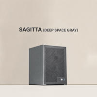 Boîtier NAS Mid-Tower 6 baies pour Mini ITX avec backplane SATA Hot-Swap, prise en charge de l'alimentation FLEX, construction en alliage d'aluminium et métal