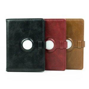 Rfid bloqueo PU cuero genuino equipaje etiqueta pasaporte titular Canadá cuero cartera cubierta con Gps aire ranura etiqueta - Product Image 4