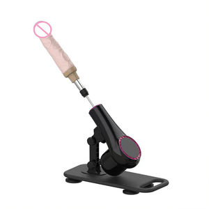 Draadloze Afstandsbediening Vrouw Seks Machine Abs & Siliconen Volwassen Vrouwelijke <span class=keywords><strong>Masturbator</strong></span> Met Stuwende Dildo Sexy Pistool-Achtig Ontwerp - Product Image 2