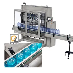 MTW automatic cosmetic oil lotion hand washing liquid soap filling machine