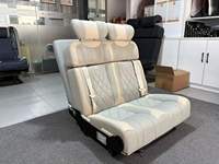 Siège de voiture de luxe personnalisé YLB, pliable en 3 sections, avec fonction lit, en cuir, pour camping-car, MPV, SUV, fourgonnette