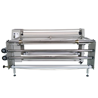 1.8m rouleau à rouleau rotatif transfert de chaleur presse Machine rouleau chauffage Machine pour vêtements tissu couverture tapis