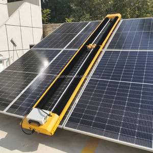 solar panels panel cleaning robot brush <b>cleaner</b> equipment automatic systems <b>spray</b> nozzle rail pv self cleaningrobot control - Product Image 4
