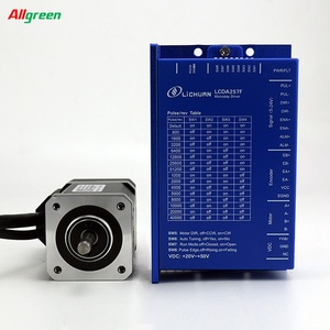 ชุดมอเตอร์สเต็ปเปอร์ Allgreen พร้อมไดรเวอร์ 4.8N.M 5.8A Nema 24 2 เฟส แบบวงปิด รุ่น LCDA257F+LC60H2112 สำหรับเครื่อง CNC - Product Image 1