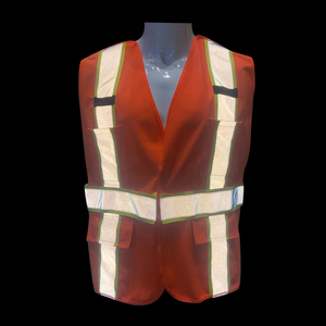 Gilet de sécurité à 5 points de fixation CITICITYHi Vis avec dos réfléchissant en forme de X et poches, conforme aux normes ANSI - Product Image 2