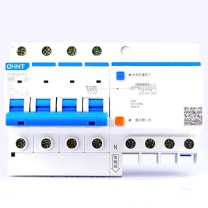 Chint NXBLE-63 4P 63A three-phase four wire rcbo 4p 63a