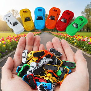 Promotion à succès : Jouets à friction miniatures en plastique de 32 mm (1 pouce) en forme de voiture de <span class=keywords><strong>dessin</strong></span> <span class=keywords><strong>animé</strong></span>, échelle 1:64, pour enfants, vente en gros à bas prix - Product Image 1