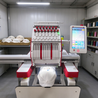 Machine à broder les casquettes haute performance à 12 aiguilles pour la fabrication de casquettes de sport