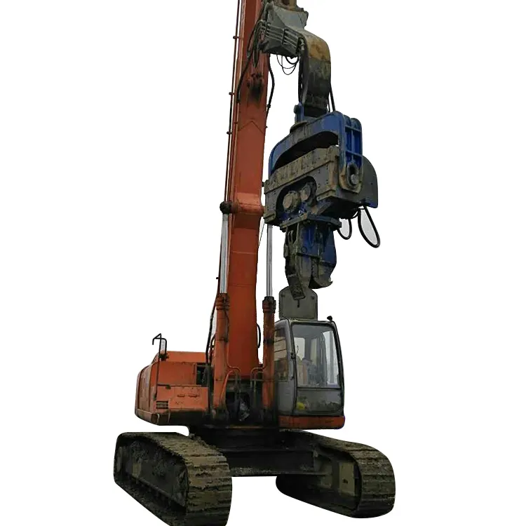 Le conducteur de Pile de marteau est un équipement de construction utilisé pour conduire ou extraire des piles dans ou hors du sol en utilisant des vibrations