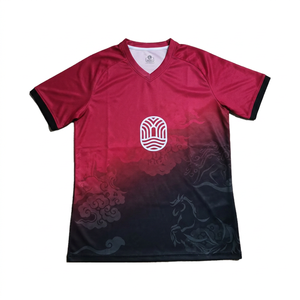 Conjunto de Camiseta de Fútbol para Adultos de Alta Calidad, Personalizada con Sublimación, Impresión Digital, Secado Rápido, Transpirable, Elástica en Cuatro Direcciones, Unisex - Product Image 3