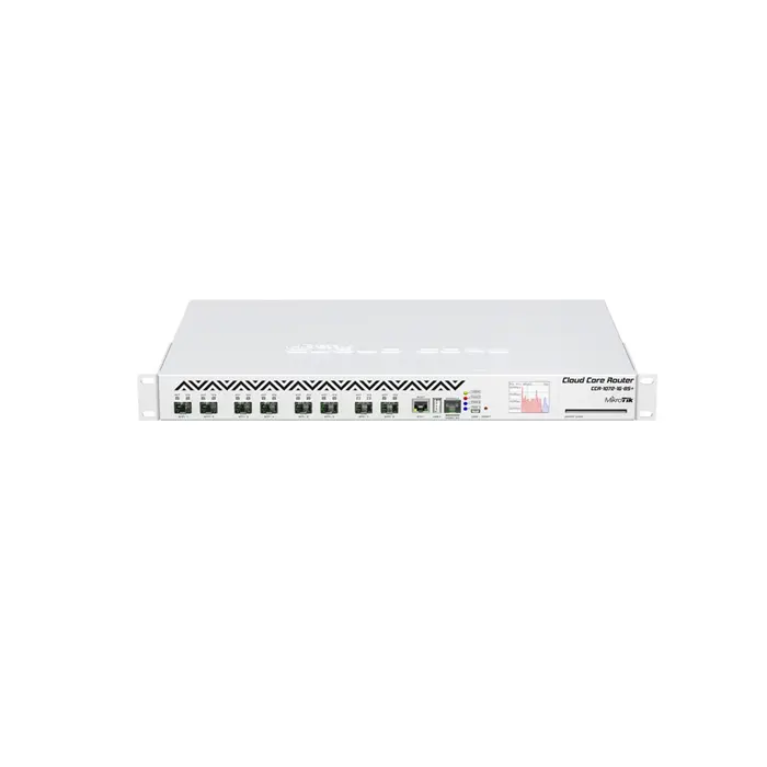 Nova Flagship Router Mikrotik Router Ethernet Industrial CCR1072-1G-8S + Alimentado por Único 72 Tilera Core Processor