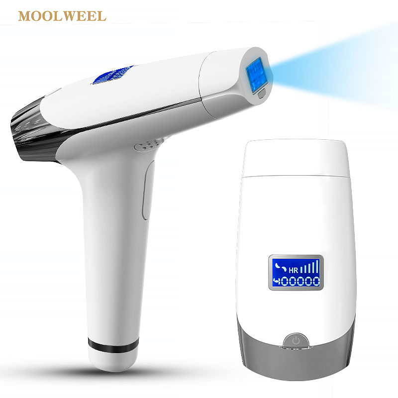 Moolweel T001i Professional Home Use IPL Machine Cooling Portable Painless Ice Cooling Handheld Laser Epilator IPL Hair Removal