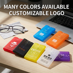 プラスチックポータブルスクエアカード型眼鏡眼鏡レンズクリーナースプレーレンズ洗浄液メガネ洗浄液 - Product Image 2