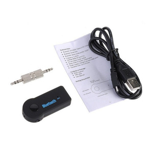 <b>Bluetooth</b> Car Kit 3.5mm <b>Aux</b> Wireless Receiver Audio Adapter Hands Free Dashboard Use Battery Usb Powered - Product Image 2