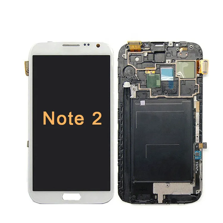 Hot Black Digitizer Assembly For Samsung Galaxy Note 2 N7100 Lcd Touch Screen