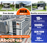 Modul Dapur Luar Ruangan Modern dari Baja Anti Karat Berlapis Bubuk dengan Sistem Modular untuk Pemanggang dan Kulkas, Dapat Disesuaikan untuk Pengaturan Kustom
