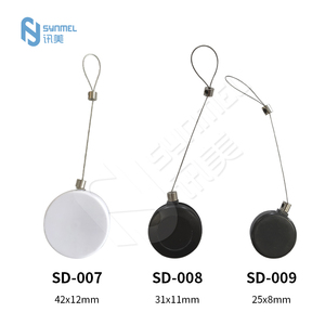 Synmel cáp có thể thu vào khóa mùa xuân nạp an ninh vòng tròn kéo hộp cho điều khiển từ xa và máy tính bảng showroom <span class=keywords><strong>EAS</strong></span> hệ thống - Product Image 4