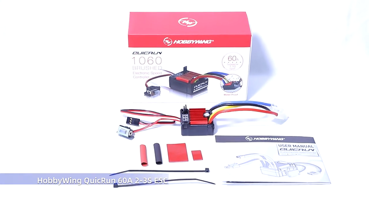 Hobbywing Quicrun 1060 60A ESC - Reliable RC Car Controller