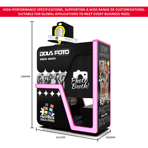 사진 부스 자판기 한국식 셀프 서비스 자판기 파티 사진 부스 텐트 및 셀카 재미를위한 키오스크 - Product Image 5