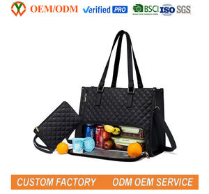 Bolsa Refrigerante <span class=keywords><strong>de</strong></span> Gran Capacidad, Nueva Bolsa Aislante <span class=keywords><strong>para</strong></span> el Trabajo, Picnic y Verano, con Estilo Vintage <span class=keywords><strong>para</strong></span> Damas - Product Image 1