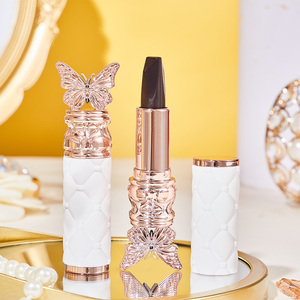Nuevo lápiz labial de tres lados lápiz labial multicolor Mariposa lápiz labial maquillaje hidratante duradero gran oferta - Product Image 3