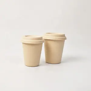 Custom Coffee Cup Lid Sugarcane Bagasse Coffee Cup Lid Paper Cup Machine High Speed