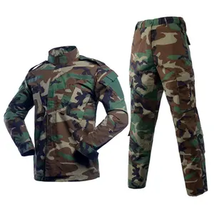 DF 스톡 ACU 우드랜드 정글 위장 유니폼 ACU 세트 재킷과 바지 프로모션 도매 3 색 사막 세트