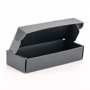 Tùy chỉnh màu đen sóng gửi thư hộp với lá vàng logo cho Peptide bao bì sang trọng phẳng gấp hộp bưu phẩm Nhà cung cấp - Product Image 3