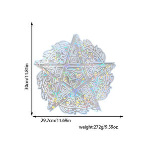 प्रारंभिक जोखिम पांच-नुकीला स्टार दीवार कला डिय सजावटी सिलिकॉन मोल्ड अद्वितीय होलोग्राफिक प्रभावों के लिए नए रचनात्मक ड्रॉप गोंद डिजाइन - Product Image 6