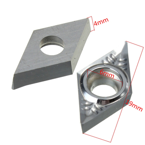 Inserto de carburo DCGT11T302 DCGT11T304 DCGT11T308 DCGT32.51 AK H01 Hoja de aluminio Torno de madera Herramienta de torneado CNC para aluminio - Product Image 4