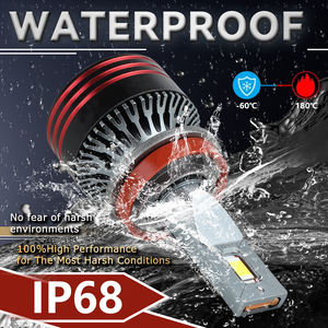 Phares LED M8 Pro en gros d'usine H4 H7 H11 9005 9006 étanches avec puce 3570 12V 65W 10000lm 6000K-6500K universels pour voiture - Product Image 5