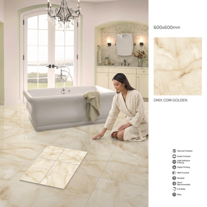 Raynold Gris 600x600mm <b>Matte</b> Nano Vitrified Porcelain Tiles 24x24 GVT Digital <b>Flooring</b> Bathroom - Product Image 4