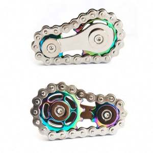 Relieve Pressure on Chain <b>Metal</b> <b>Toys</b> With Gear Chain Teeth Flywheel and Sprocket Chain <b>Fidget</b> <b>Toys</b> - Product Image 6