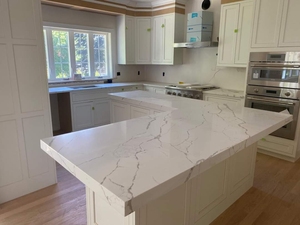 Pierres de quartz artificielles, comptoir de cuisine, en vogue, blanches - Product Image 4