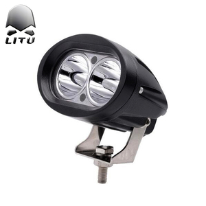 Haz de punto <span class=keywords><strong>blanco</strong></span>, Faro de camión de 4 pulgadas, 20W, luz de conducción antiniebla Led de alto brillo para coche, Tractor todoterreno, remolque, Lámpara de trabajo de parachoques - Product Image 5