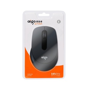 Aigo Q705A Wireless <b>Mouse</b> 2.4G Optical Battery Powered For Desktop Laptop Office Business Use - Product Image 2